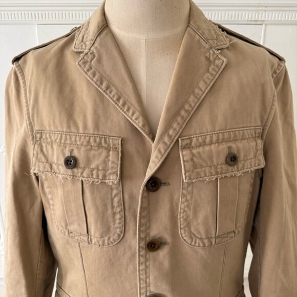 Vintage Polo Ralph Lauren Khaki Safari Jacket - Picture 2 of 13
